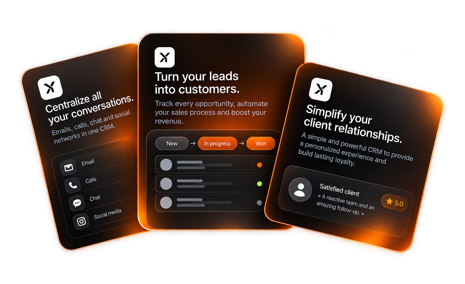 Mextyl CRM: centralize conversations, turn leads into customers, simplify client relationships